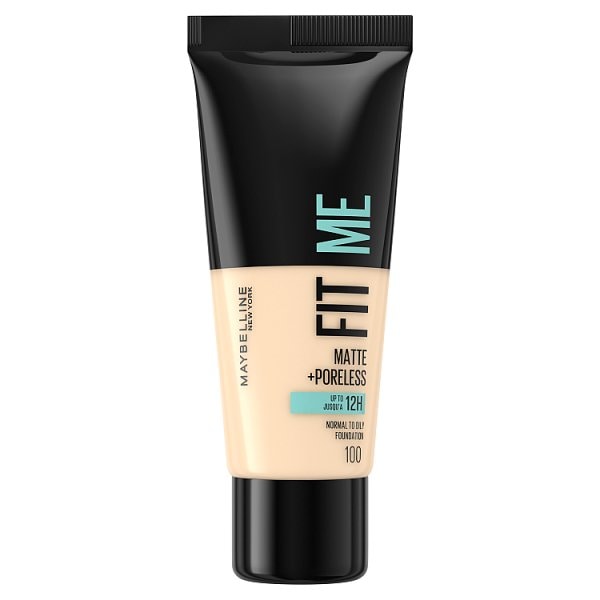 Maybelline Fit Me Matte & Poreless Powder Foundation 100 Warm Ivory