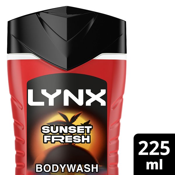 Lynx Men's Sunset Fresh 3-In-1 Body Wash 225Ml