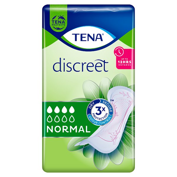 Tena Unisex Light Discreet Bladder Weakness Pads Normal 72Pk