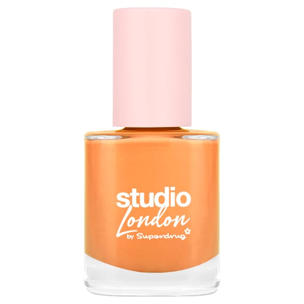 Superdrug Studio London Unisex Tangerine Nail Polish