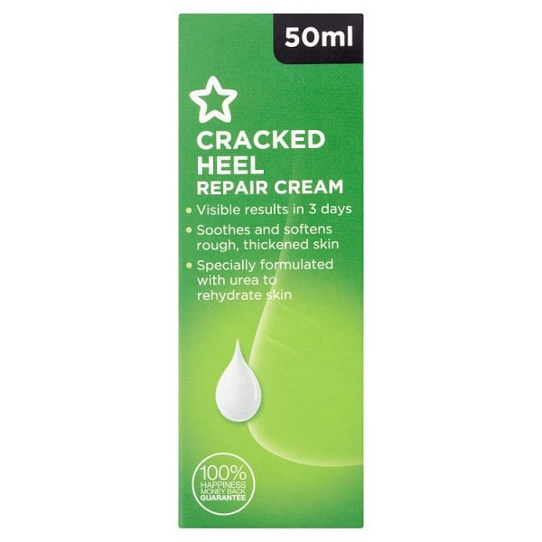 Superdrug Unisex Cream Cracked Heel Repair 50Ml