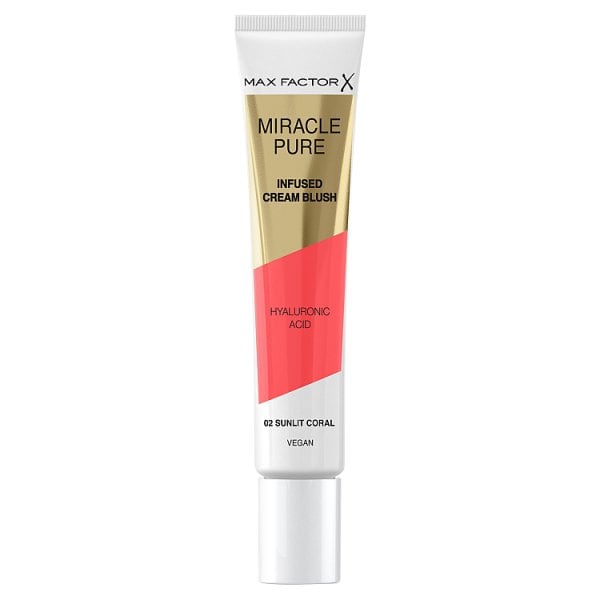 Max Factor Miracle Pure Infused Cream Blush - 02 Sunlit Coral