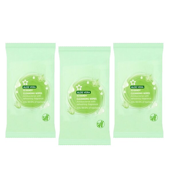 Superdrug Antibacterial Wipes Bundle x3 Health Superdrug