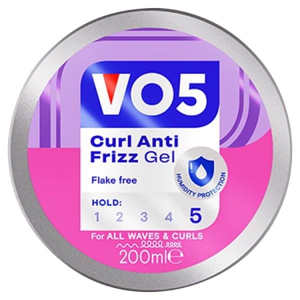 Vo5 Unisex Curl Anti Frizz Gel 200Ml