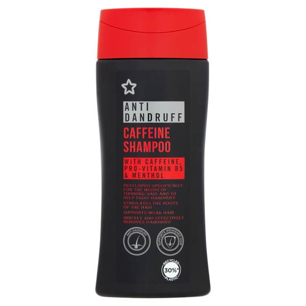 Superdrug Unisex Caffeine Anti Dandruff Shampoo 200Ml