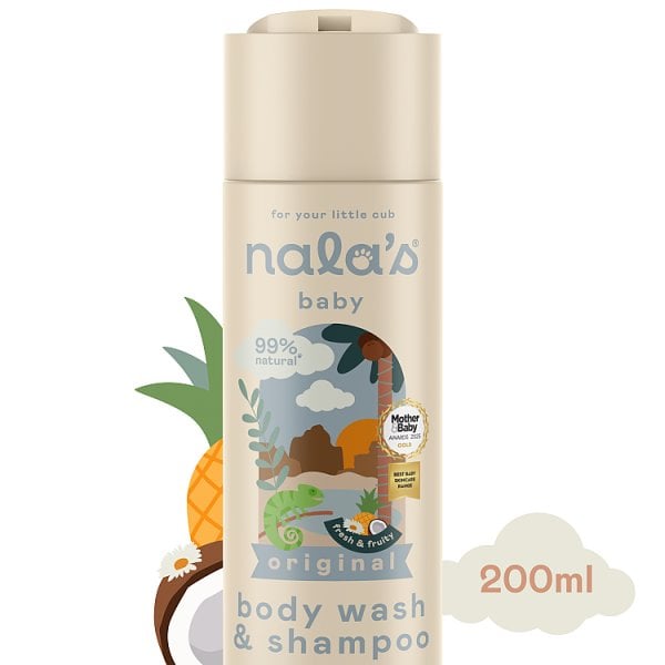 Nalas Baby Unisex Infant Nala's Baby Body Wash & Shampoo 200Ml