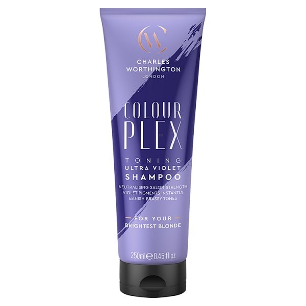 Charles Worthington Unisex Blonde Colourplex Ton Ultraviolet Shampoo 250Ml