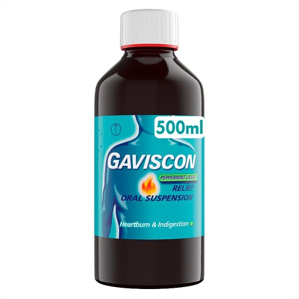 Gaviscon Unisex Original Liquids Peppermint 500Ml
