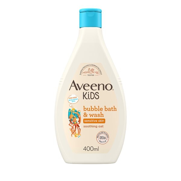 Aveeno Kids Bubble Bath & Wash 400Ml