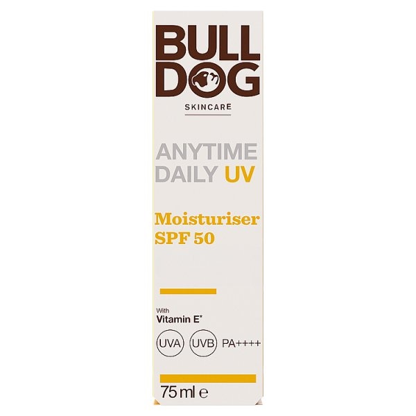Bulldog Men's Light Skincare Anytime Daily Spf 50 Moisturiser 75Ml