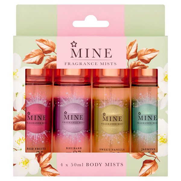 Mine Mists Women's Red Mine Mist Gift Set 4 X 50Ml
