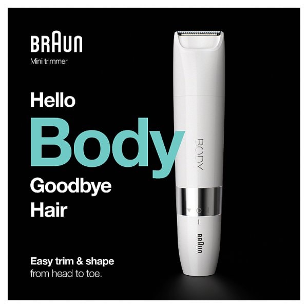 Braun Women's Body Groom Mini Trimmer Bs1000
