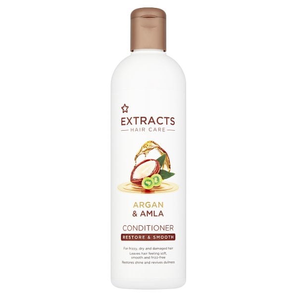 Superdrug Unisex Extracts Argan & Amla Conditioner 400Ml