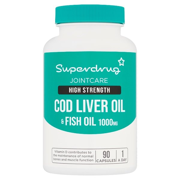 Superdrug Unisex Hs Cod Liver Oil 1000Mg 90S