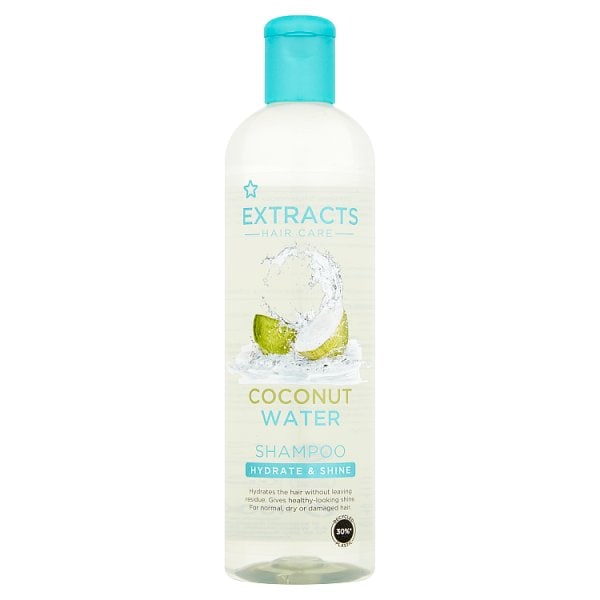 Superdrug Unisex Extracts Coconut Water Shampoo 400Ml