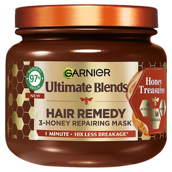 DNR Garnier Ultimate Blends Honey Treasures Hair Mask 340Ml Hair DNR Garnier Ultimate Blends Honey Treasures Hair Mask 340Ml Hair