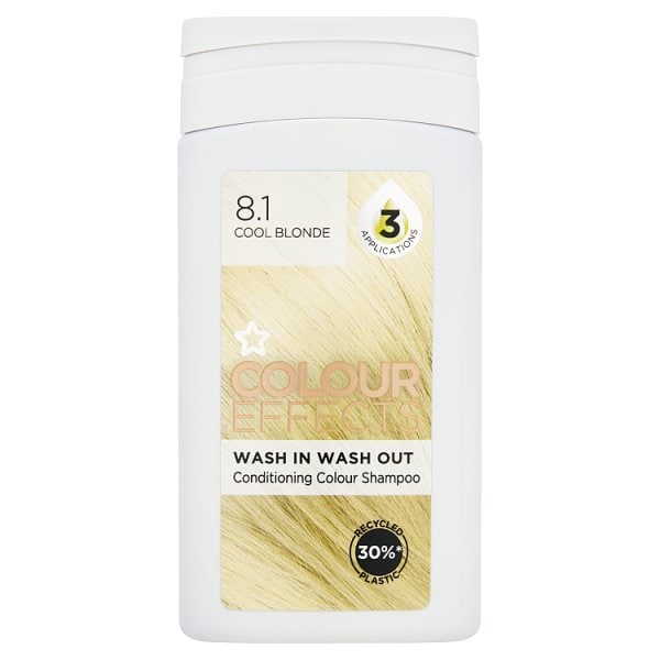 Superdrug Unisex Cool Blonde 8.1 Colour Effects Cool Blonde 81 Toner 75Ml