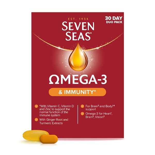 Seven Seas Unisex Dnr Omega3 & Immunity & Vitamin D Duo Pack