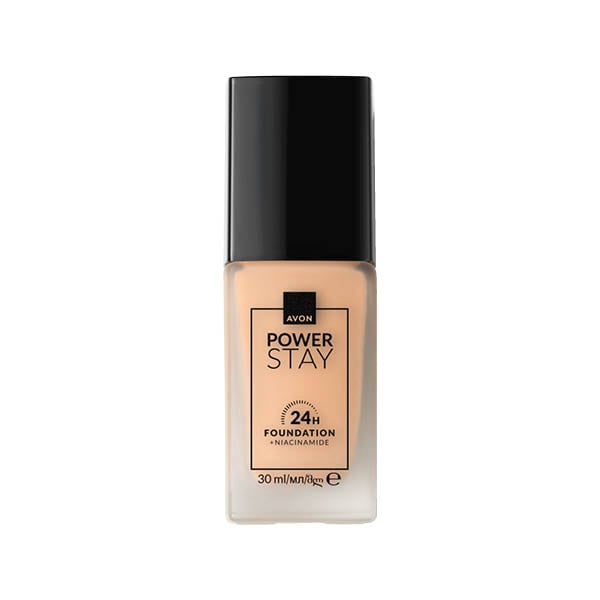 Avon Power Stay 24-Hour Liquid Foundation Porcelain 120N