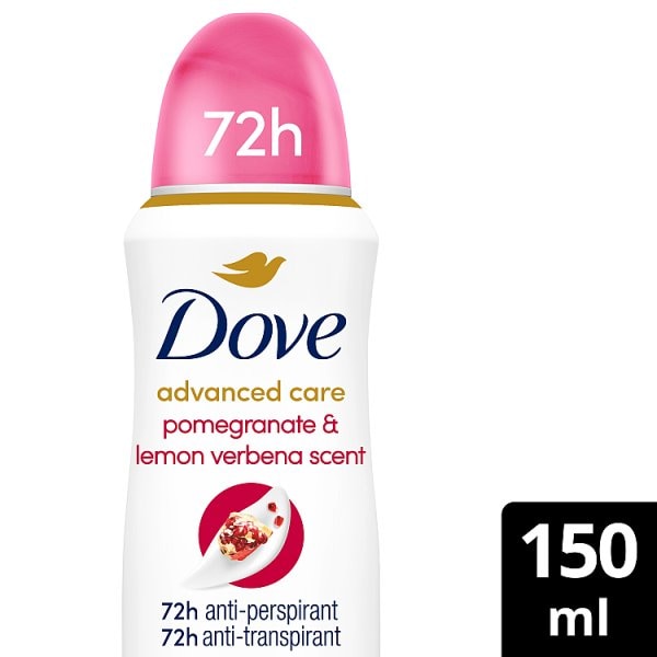 Dove Women's Advanced Care Pomegranate & Lemon Anti-Perspirant Aerosol 150Ml