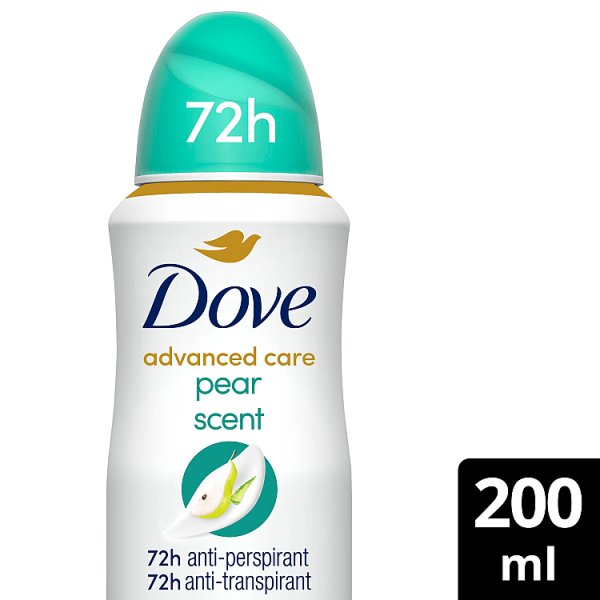 Dove Women's Advanced Care Pear & Aloe Vera Anti-Perspirant Aerosol 200Ml