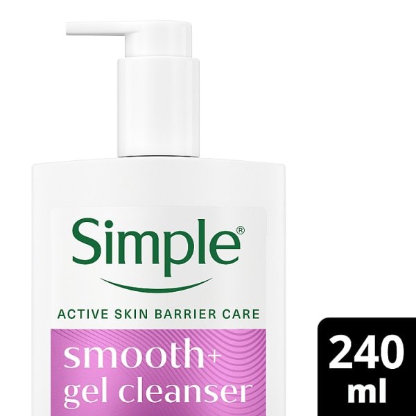 Simple Smooth+ Gel Facial Cleanser 240ml