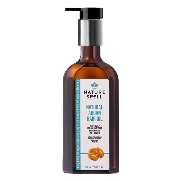 Nature Spell Unisex Gold Natural Argan Hair Oil For Hair And Scalp