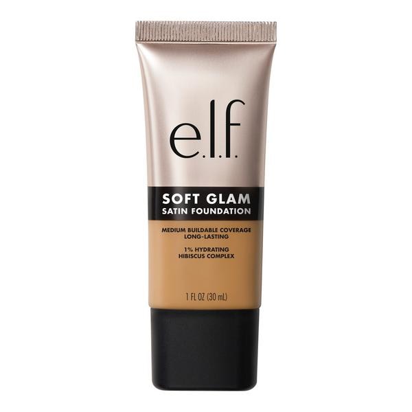 e. l.f. Cosmetics Soft Glam Satin Liquid Foundation 40 Tan Warm 30ml