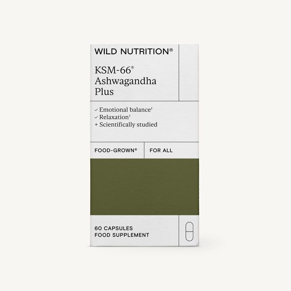 Wild Nutrition Ksm66® Ashwagandha Vitamins Men & Women Health