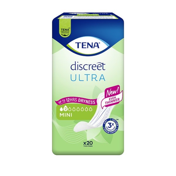 Tena Unisex Discreet Ultra Pads Mini 6 X 20P