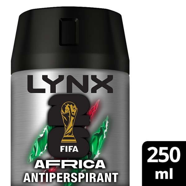 Lynx Men's Africa Anti-Perspirant Deodorant Aerosol 250Ml