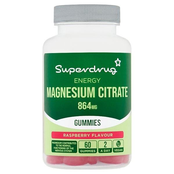 Superdrug Unisex Magnesium Citrate Gummies 60S