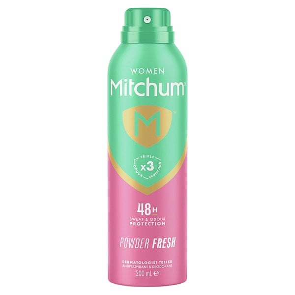 Mitchum Women's Powder Fresh Anti-Perspirant Deodorant 200Ml