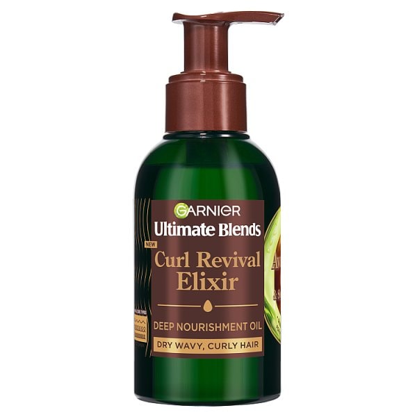 Garnier Ultimate Blends Unisex Curl Revival Elixir Oil 120Ml