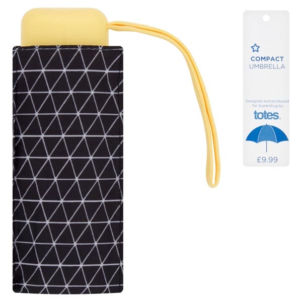 Superdrug Unisex 5 Section Print Umbrella