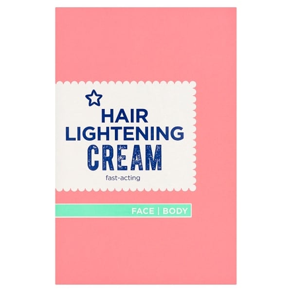 Superdrug Women's Cream/Dark Facial Hair Bleach Kit 50Ml