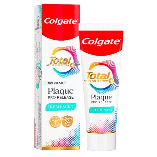 Colgate Women's Mint Total Plaque Pro-Release Fresh Toothpaste 75Ml