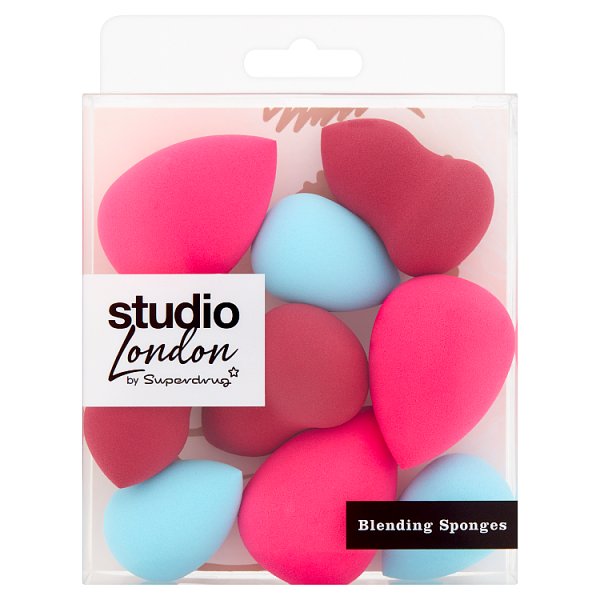 Superdrug Studio London Unisex Studio London By Superdrug Sponges 9 Pack