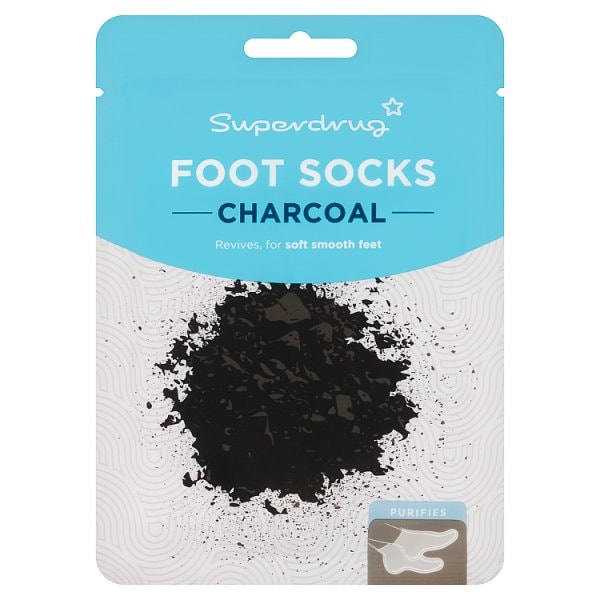 Superdrug Unisex Charcoal Foot Pack