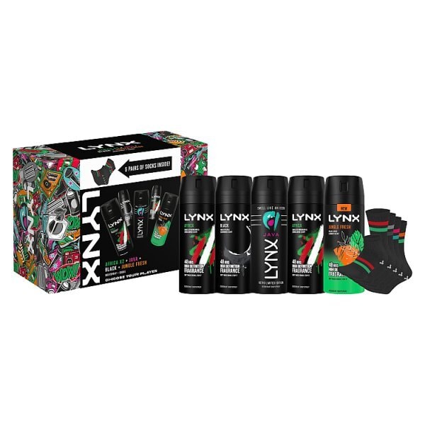 Lynx 5 Sprays Gift Set | Gifts For Dad | Superdrug