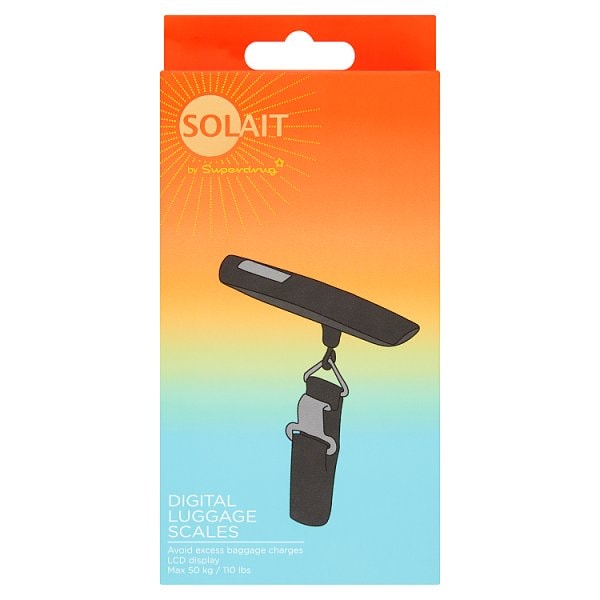 Superdrug Unisex Solait Luggage Digital Scales