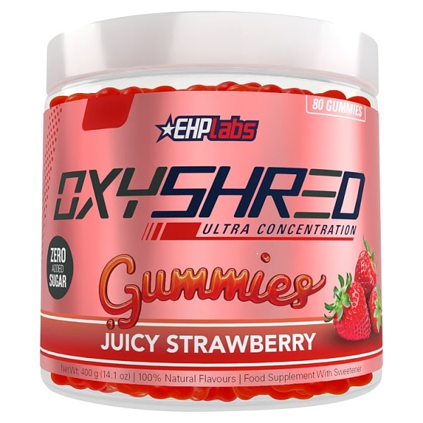 Oxyshred Unisex Gummies Juicy Strawberry