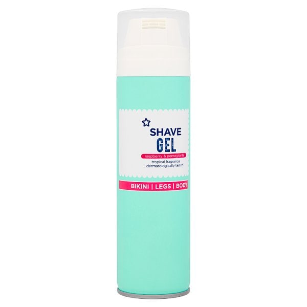 Superdrug Women's Raspberry & Pomegranate Shave Gel 200Ml