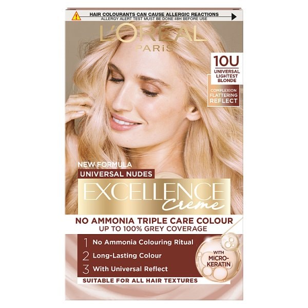 L'oréal Paris Unisex 10U Lightest Blonde L'oréal Excellence Crème Universal Nudes