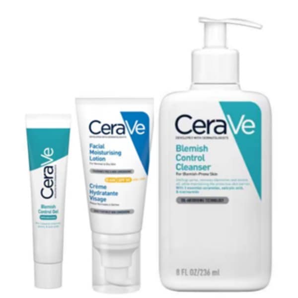 CeraVe Day and Night routine for Blemish Prone skin