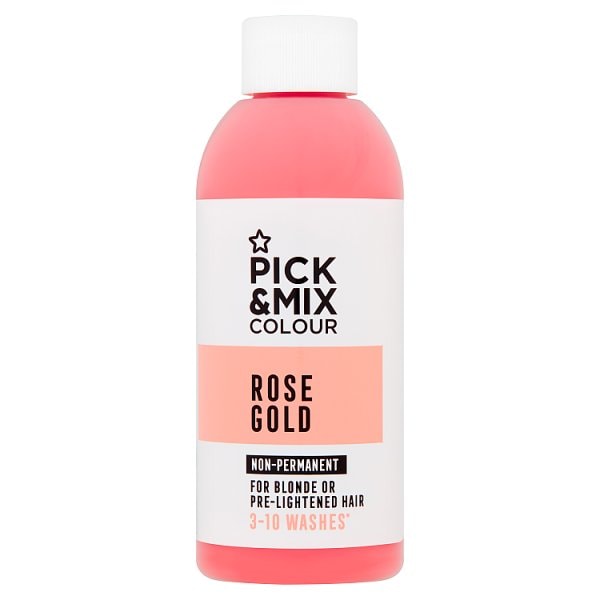 Pick & Mix Unisex Gold Superdrug Semi Permenant Hair Dye Rose