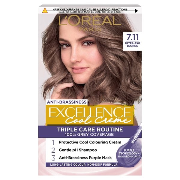L'oréal Paris Unisex Ultra Ash L'oréal Excellence Cool Crème 7.11 Blonde