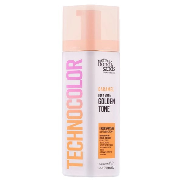 Technocolor 1 Hour Express Self Tanning Foam Caramel 200ml
