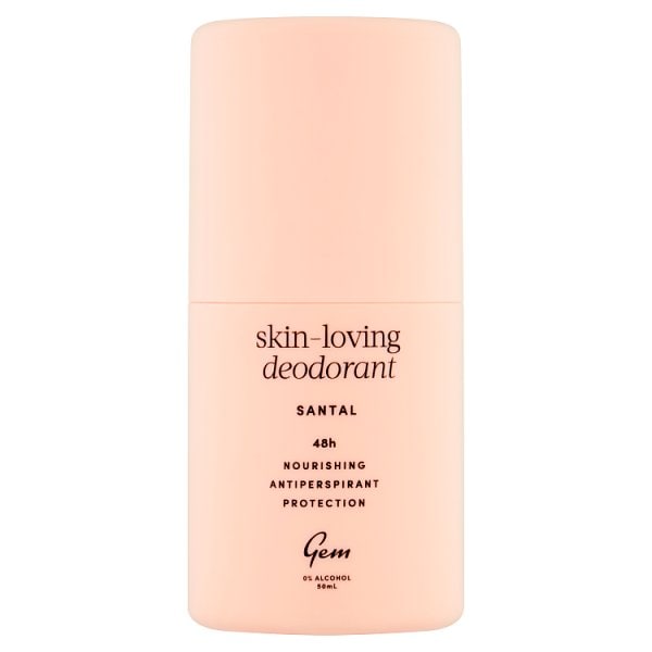 Gem Women's Skin-Loving Roll On Deodorant: Santal 50Ml