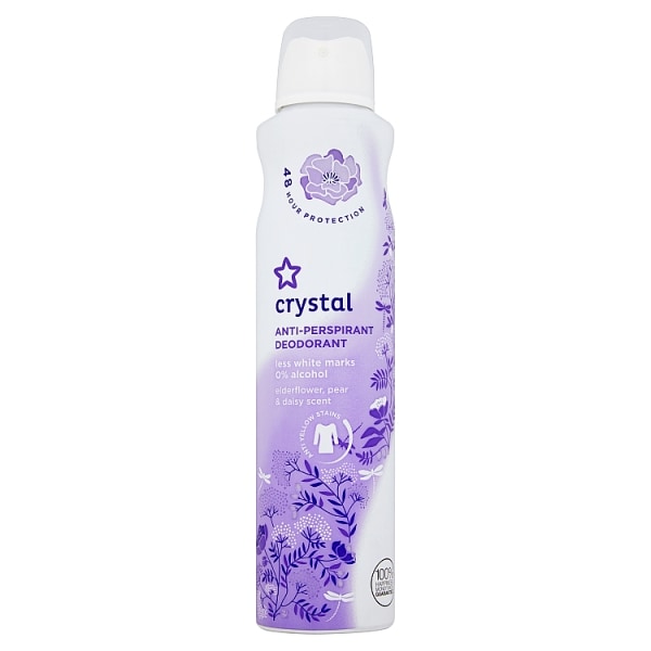 Superdrug Women's White 48Hr Apd Rwm Crystal 250Ml